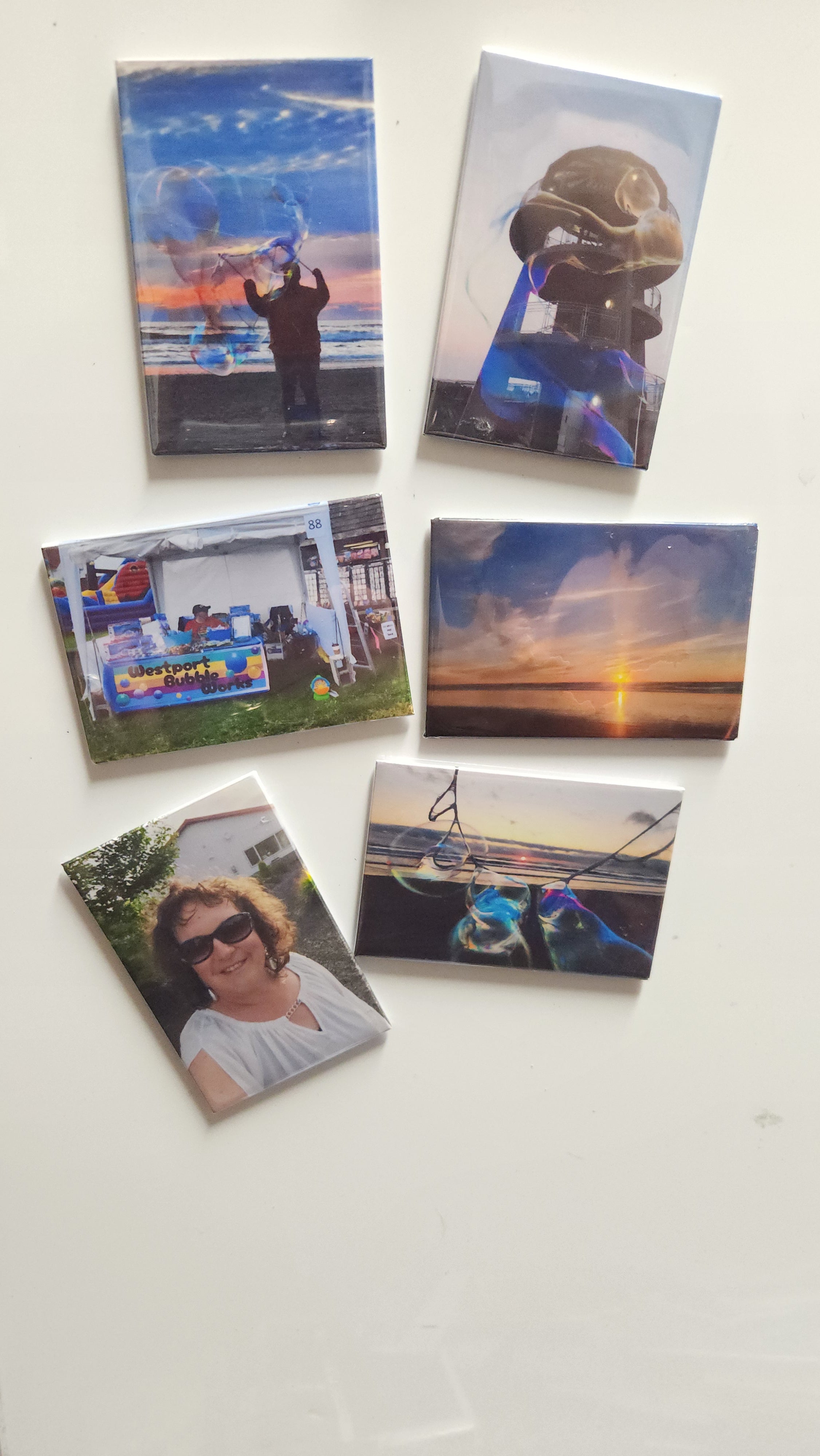 Six Magnets, A Mini Gallery of Your Best Moments
